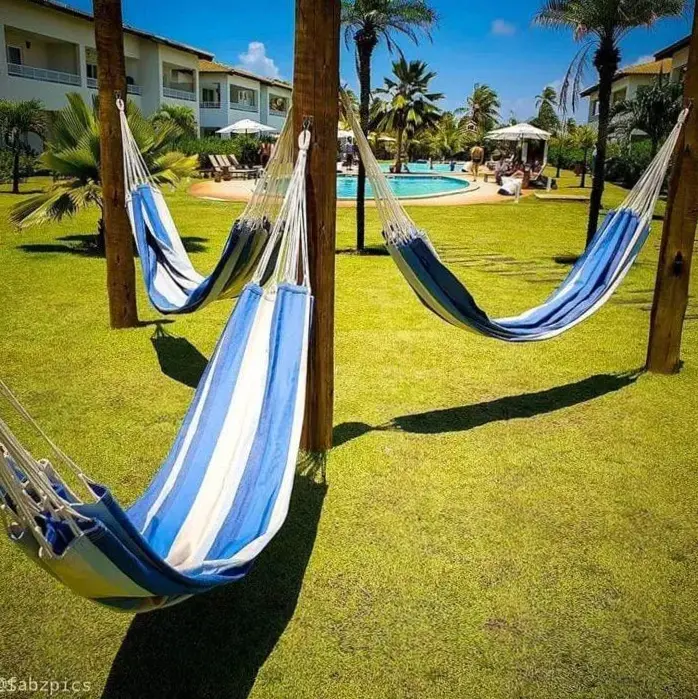 Apartamento Térreo 3 Suítes Master Resort Treebies à Beira Mar..