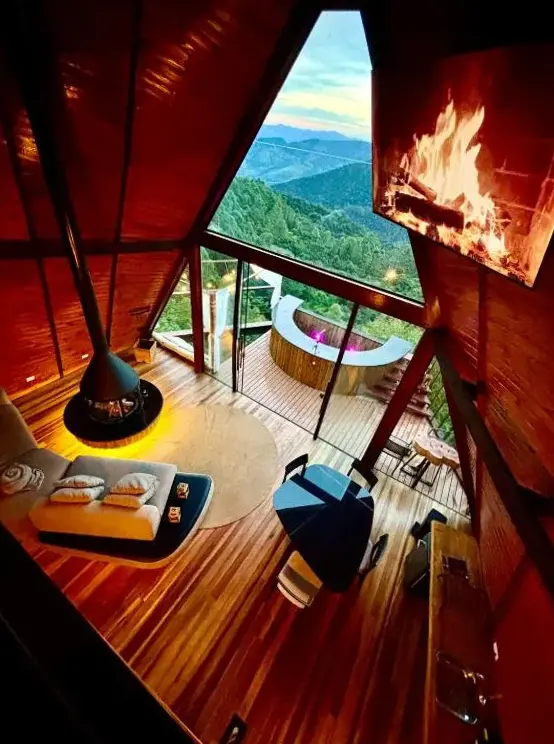 Chalé Boutique Spa- Sauna Seca, Jacuzzi , Rede Suspensa