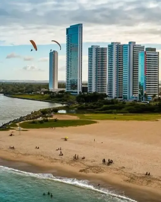 Flats Vista Para O Mar - Pé Na Areia