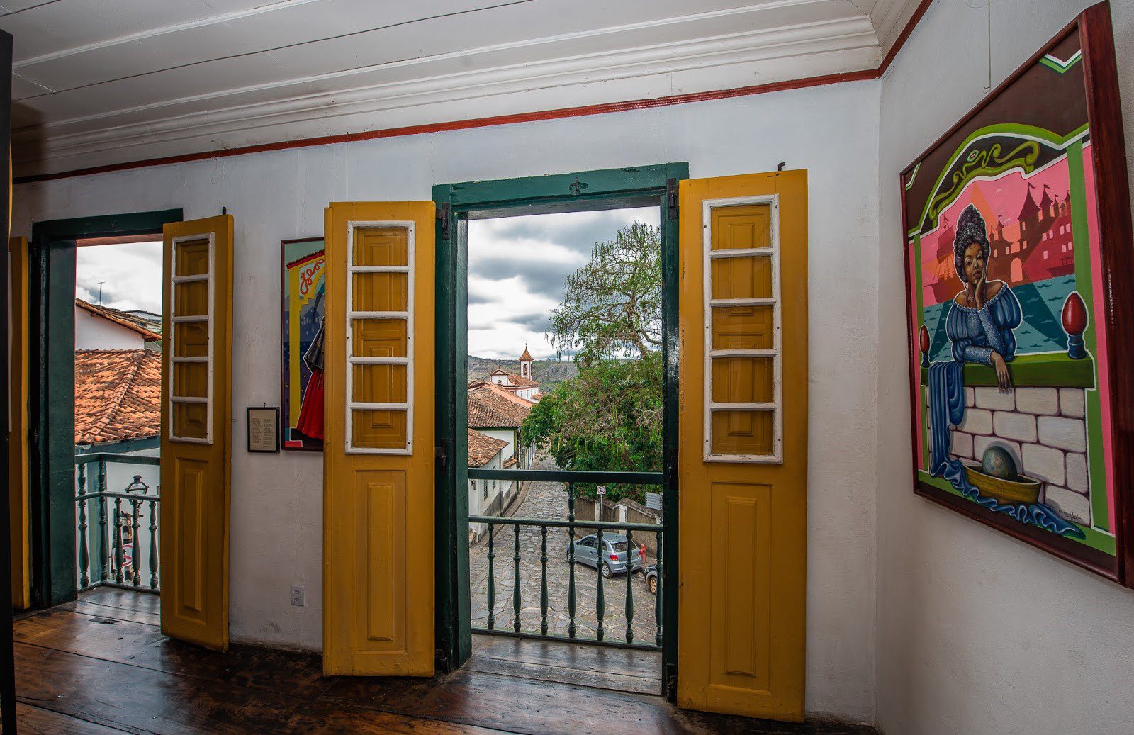 Interior da Casa da Chica da Silva, Diamantina. Fonte: Elvira Nascimento Fotografia.