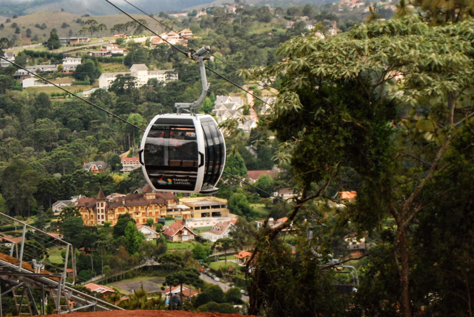 Teleférico - Campos do Jordão - Portal Parque Capivari