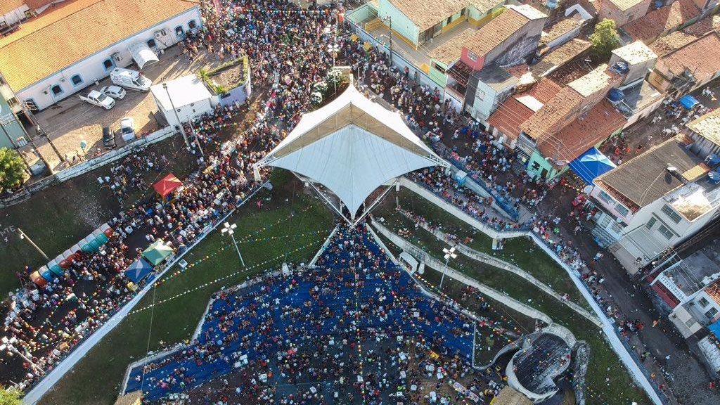 Encontro Bumba Meu Boi - Festejo de São Pedro - São Luis - Largo de São Pedro visto de cima
