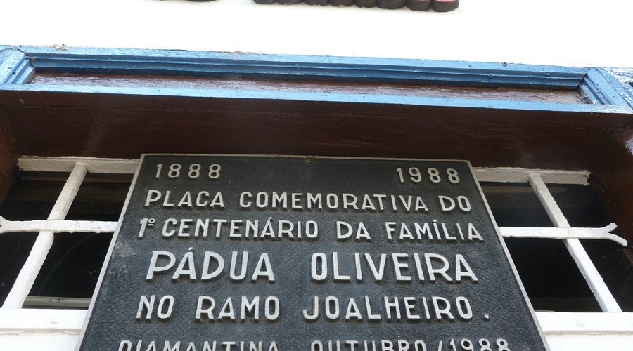 Placa da Joalheria Pádua