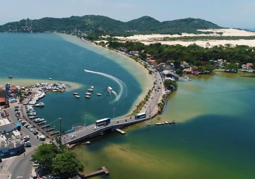 Vista aérea da Lagoa da Conceição - Florianópolis