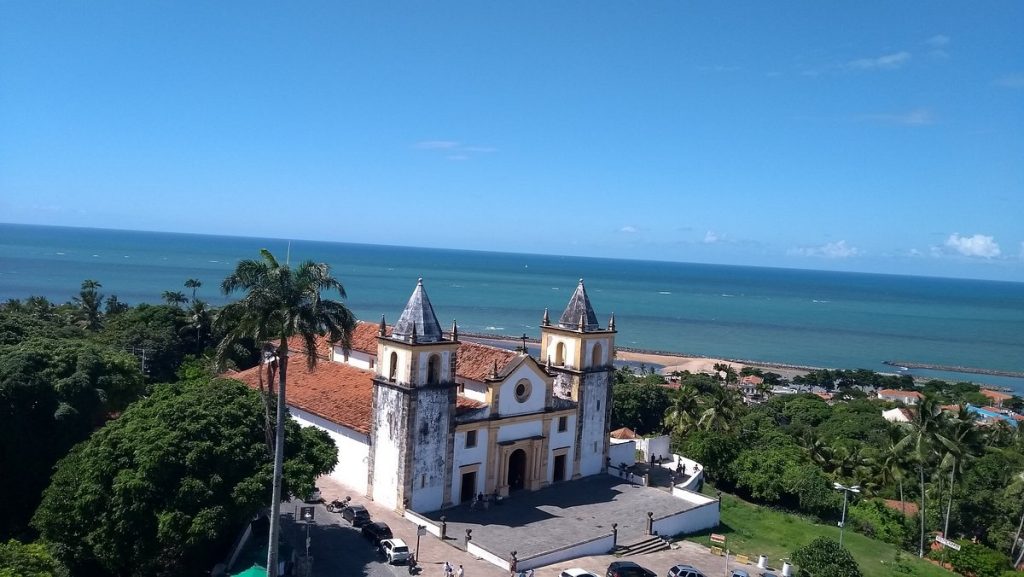 Vista aéra da Sé Olinda