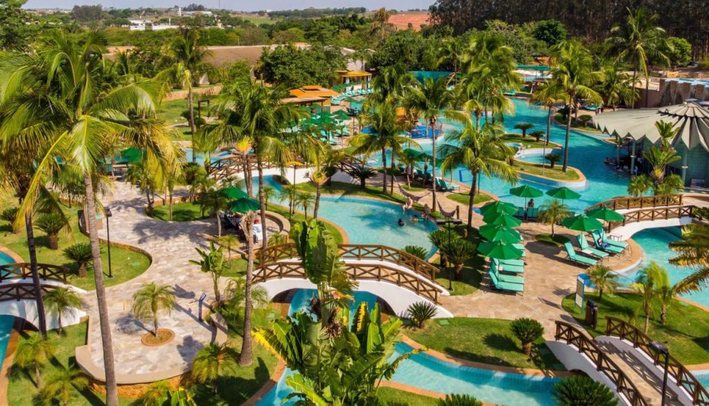 Foto da Piscina no resort Blue Tree Thermas de Lins Resort