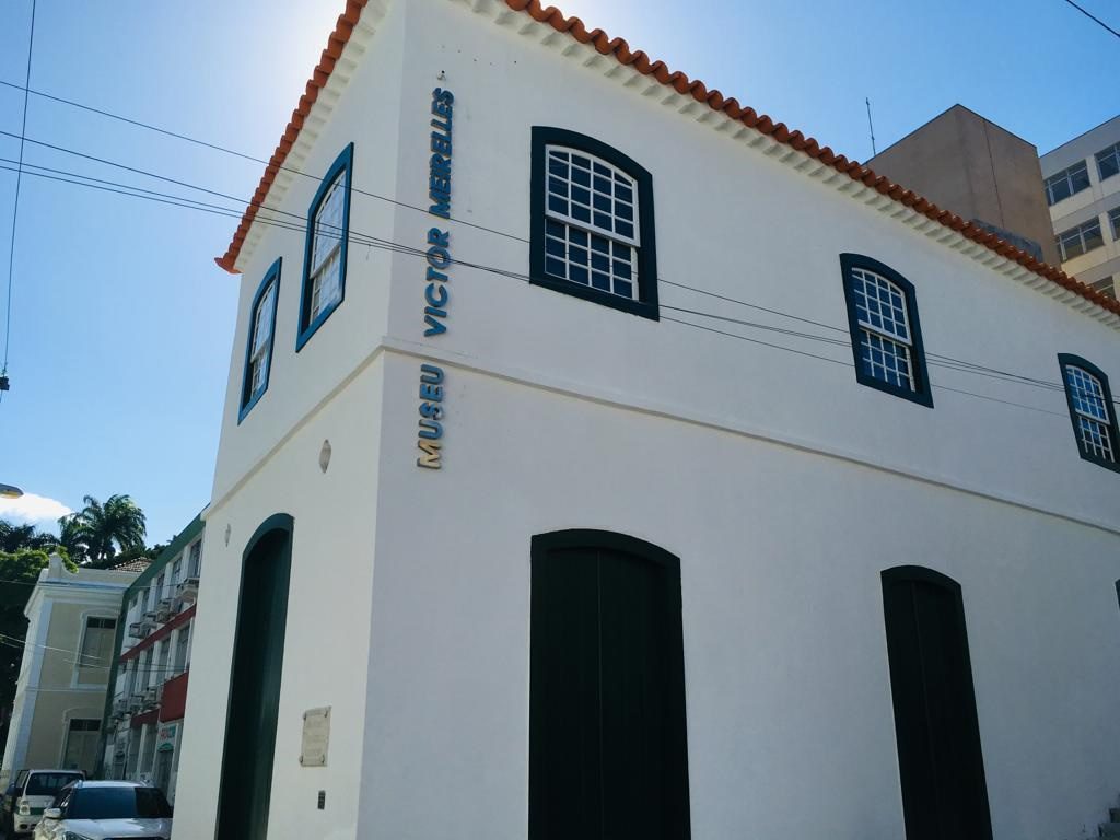 Fachada Museu Victor Meirelles, em Florianopolis