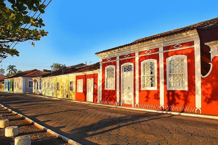 Casinhas coloridas de Ribeirão da Ilha, em Florianópolis