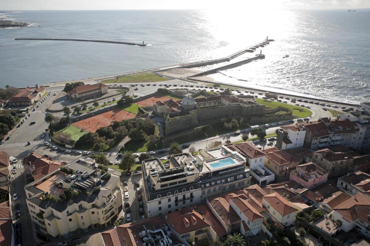 Foz do Douro - Vista de cima e panorâmica, do mar, prédios e casas. Porto.