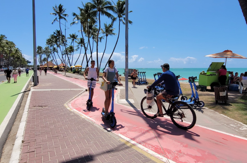 Faixa Verde e Ciclovia - Maceió
