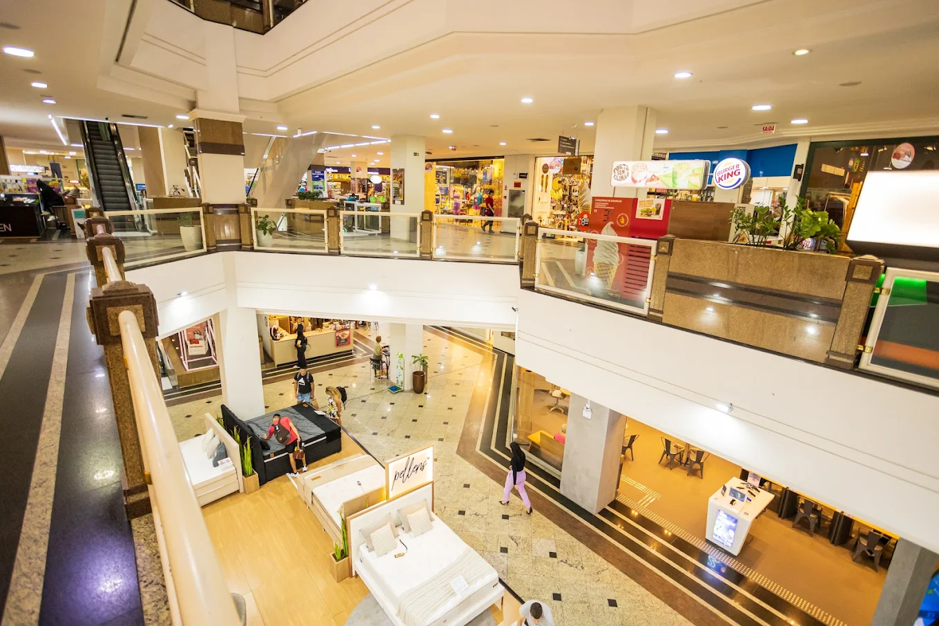 Espaço interno - Atlântico Shopping em Balneário Camboriú