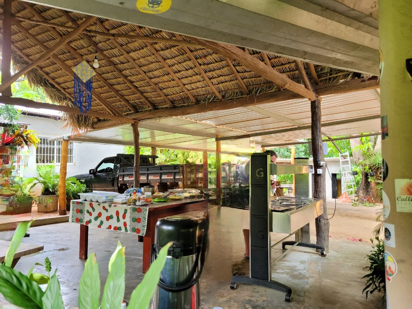 Buffet do Restaurante da Cachoeira da Arara no Jalapão