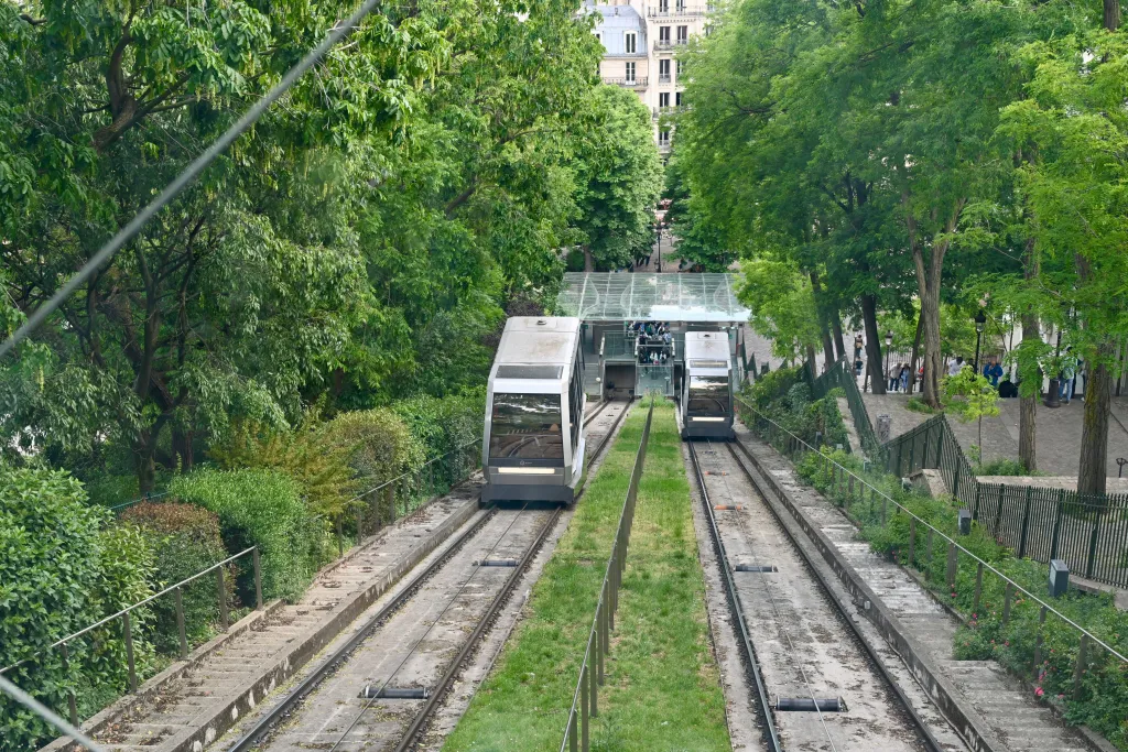 Foto do Bondinho de Montmartre em Paris
