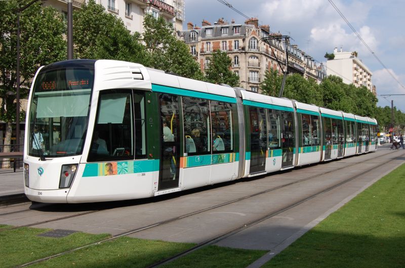 Foto do exemplo de Tramway em Paris