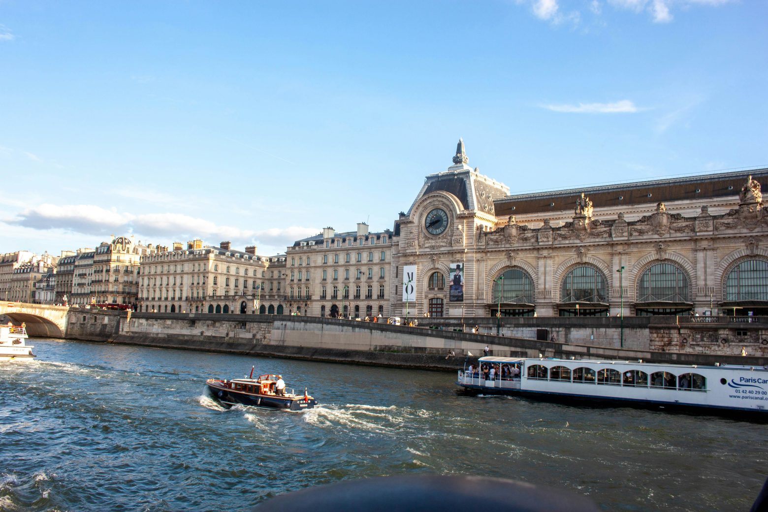 Foto da fachada de entrada do Museu d’Orsay